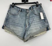 Anthropologie Shorts Womens 31 Denim Pilcro Shortie High Rise Festival