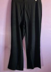 WOMAN Within Black Elastic Waist Pants Size 22W