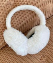 White Fluffy Earmuffs
