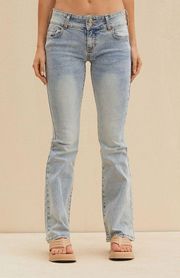 Stretch Low Rise Bootcut Jeans