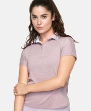 Outdoor Voices Players Short Sleeve Polo Shirt Size Small Mauve