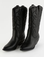 Black Cowboy Boots