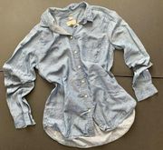 Women’s "Ann Taylor Loft Softened Demin Shirt, EUC