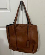 Street Level Tan Leather Bag