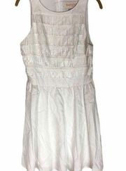 KEEPSAKE THE LABEL White Bead Fringe Dress Medium