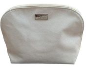 Dior Beauty Large Zip Cosmetic Toiletry Pouch - White, Silver