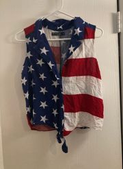 American Flag Woman’s Top