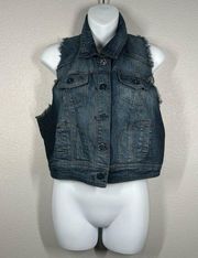 Britney X Candies Denim Vest Size Xlg