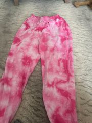 Pink Marble Pink Sweatpants 