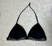 Victoria's Secret  Black and White Teeny Triangle Bikini Top