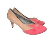 Anthropologie Pilcro & the Letterpress Colorblock Heels Size 9.5