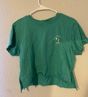 Teal Cropped TShirt