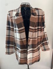 Vintage Plaid Blazer