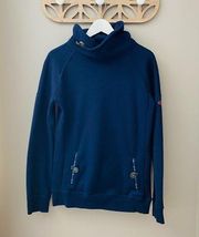 Roxy Pullover Sweater Navy Sz Medium