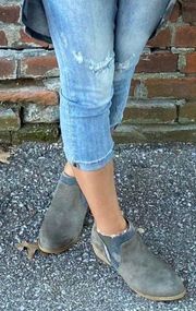 Suede Booties