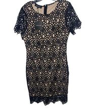 Parisian lace overlay dress size 10 NWT