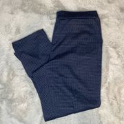 Banana Republic Platted Navy Blue Hayden Pant Petite Size 6