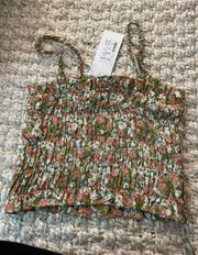 NWT Floral Tank Top