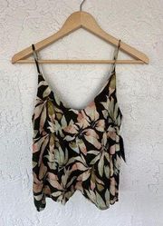 NWT Volcom Voltropication Cami - Multicolor - Floral - Women's Size XS B0332201