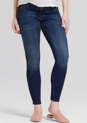 Size 18/34- New Isabel Maternity Maternity Side Panel Jeggings Jeans Dark Wash