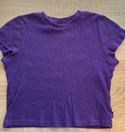 Baby Tee In Purple