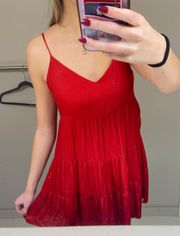Flowy Red Dress