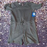 Columbia gray French terry romper size XS