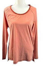 Tactical Womens M Freya Long Sleeve Top Performance Rosewood Heather Red