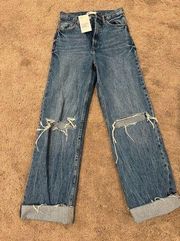 brand new  jeans, us size 2, blue jean color.