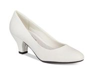 Easy Street Fabulous Dress Heels & Pumps Shoes in White Size 7.5W MSRP $60