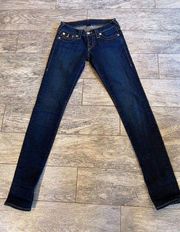 Julie Denim Jeans size 25 Skinny Western Back Flap Cowgirl