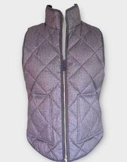 J. Crew heathered charcoal vest. Women’s large. Very gentle used.