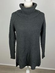 A New Day Dark Grey Turtleneck Sweater Size M