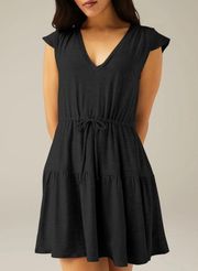 NEW NWT  Featherweight Out And About Ruffle Dress Darkest Night