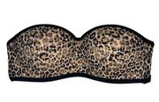 Victoria’s Secret PINK Bra Small Bandeau Lace Leopard Print Pullover Wireless