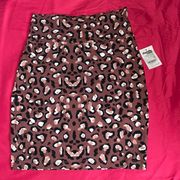 COPY - Charlotte Russe Animal Print Pencil Skirt