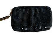 Whiting & Davis black mesh zippered coin purse. Excellent condition!