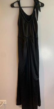 Vera Wang Maids Black Brides Maid Bridal Sleeveless Maxi Dress Size 12