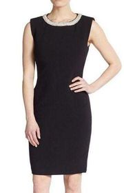 SAKS fifth avenue black label embellished dress