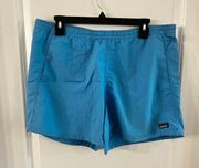 Patagonia Womens Large  Baggies Color Blue