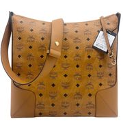 MCM New Large Klara Cognac Brown Hobo/ Retail $990