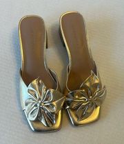 Aerosoles Gold Metallic‎ Esta Sandals size 5 🍒