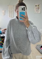 Gray Oversized Sweater