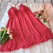 Pink Victoria’s Secret Bralette Lace Top Dress