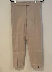 COS Cream Slim dress ankle pants size 8