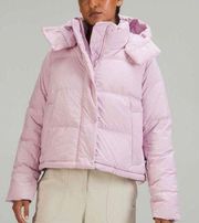 Lululemon Wunder Puff Cropped Jacket Pink Peony