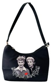 I love Lucy Small Canvas Purse Handbag black