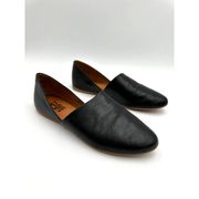 Miz Mooz Black Leather Flats