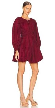 NWT Ulla Johnson Martine Dress in Bordeaux