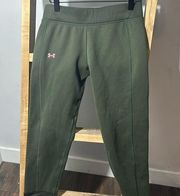 Under Armour Dark Green Loose Fit Sweatpants